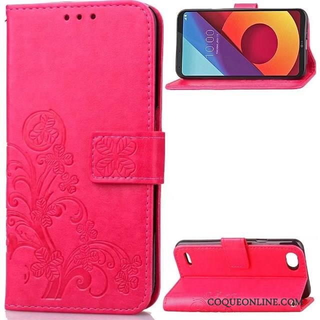 Lg Q6 Coque Étui Housse Protection Étui En Cuir Créatif Téléphone Portable Violet