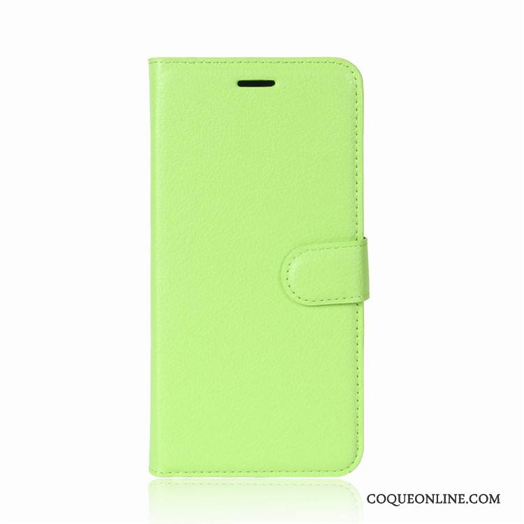 Lg Q6 Incassable Coque Protection Étui En Cuir Rouge Housse Portefeuille