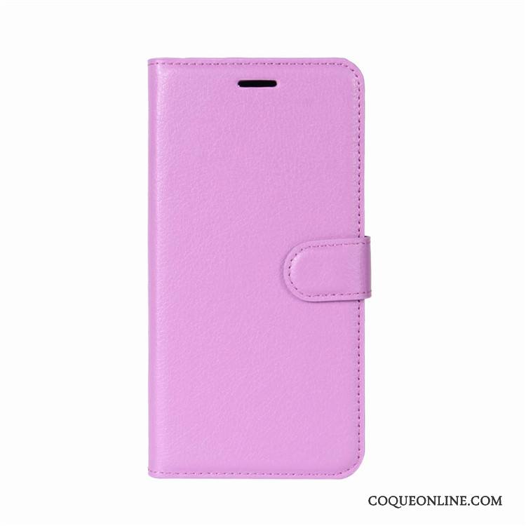 Lg Q6 Incassable Coque Protection Étui En Cuir Rouge Housse Portefeuille