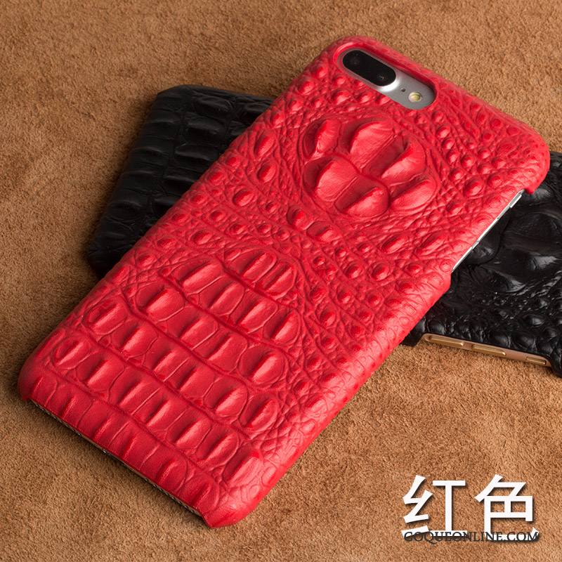 Lg Q6 Marque De Tendance Crocodile Modèle Coque De Téléphone Incassable Créatif Difficile Cuir Véritable