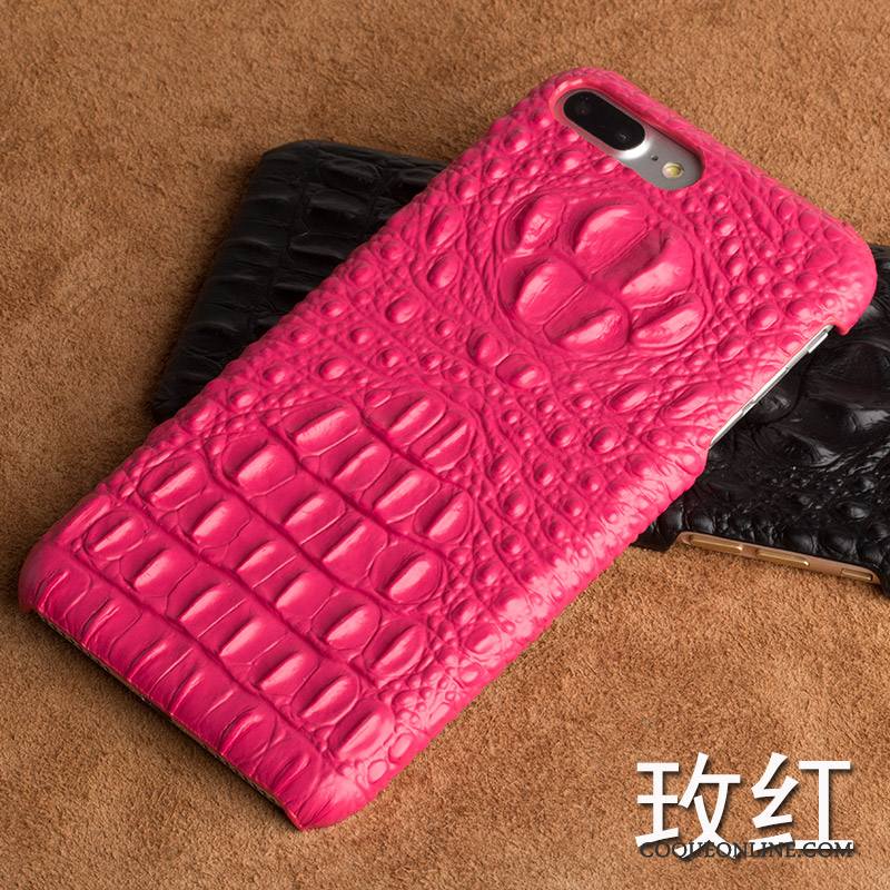 Lg Q6 Marque De Tendance Crocodile Modèle Coque De Téléphone Incassable Créatif Difficile Cuir Véritable