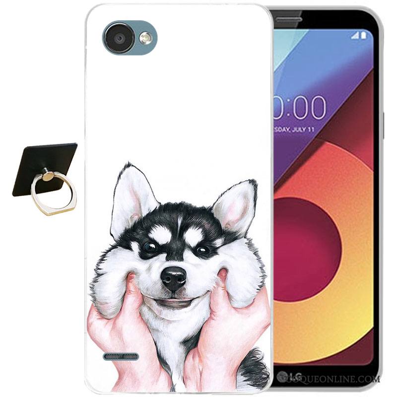 Lg Q6 Multicolore Tout Compris Fluide Doux Silicone Coque De Téléphone Incassable Étui