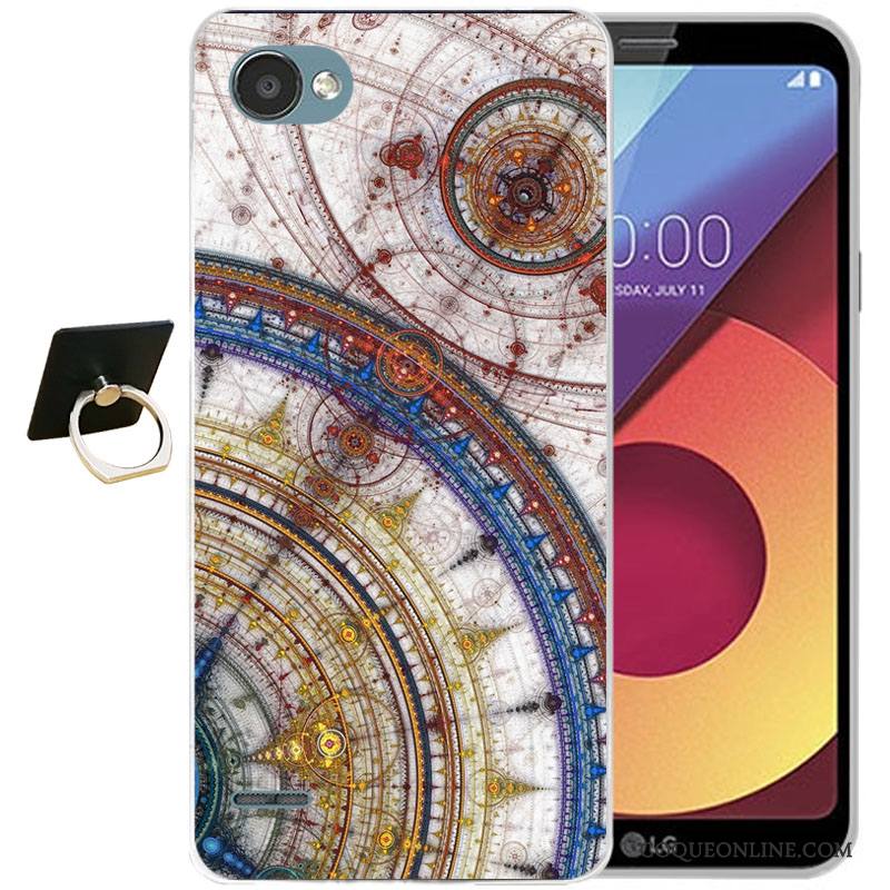 Lg Q6 Multicolore Tout Compris Fluide Doux Silicone Coque De Téléphone Incassable Étui