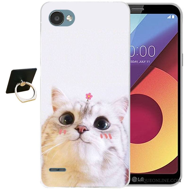 Lg Q6 Multicolore Tout Compris Fluide Doux Silicone Coque De Téléphone Incassable Étui