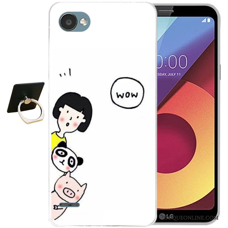 Lg Q6 Multicolore Tout Compris Fluide Doux Silicone Coque De Téléphone Incassable Étui