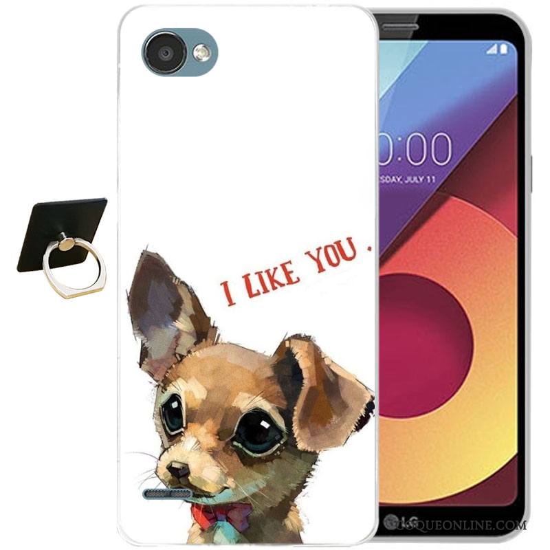 Lg Q6 Multicolore Tout Compris Fluide Doux Silicone Coque De Téléphone Incassable Étui