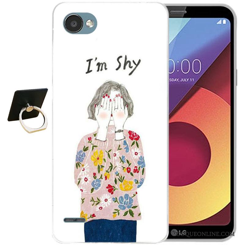 Lg Q6 Multicolore Tout Compris Fluide Doux Silicone Coque De Téléphone Incassable Étui