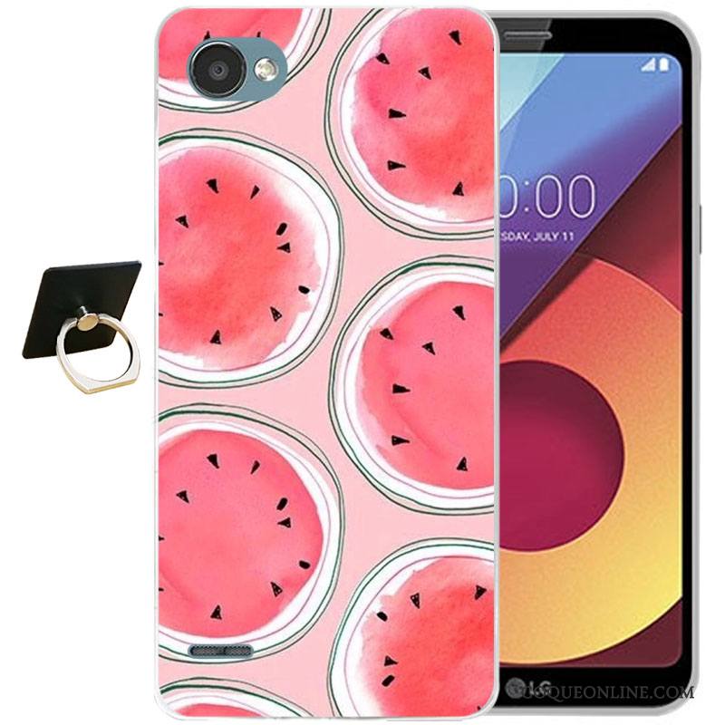 Lg Q6 Multicolore Tout Compris Fluide Doux Silicone Coque De Téléphone Incassable Étui