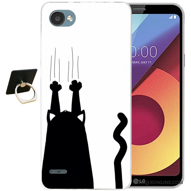 Lg Q6 Multicolore Tout Compris Fluide Doux Silicone Coque De Téléphone Incassable Étui