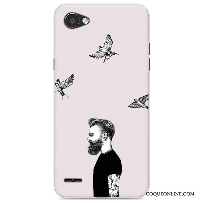 Lg Q6 Protection Silicone Tendance Amoureux Coque De Téléphone Fluide Doux Étui