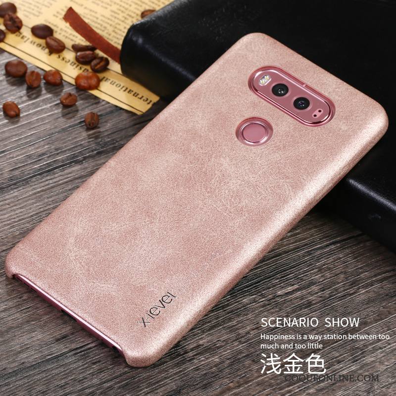 Lg V20 Coque Foncé Très Mince Nouveau Incassable Vintage Étui Protection