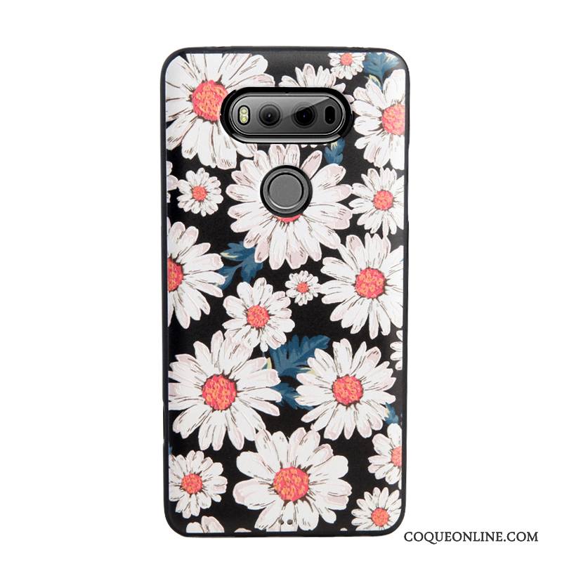 Lg V20 Coque Multicolore Protection Fluide Doux Tout Compris Gaufrage Incassable Silicone