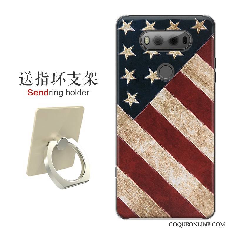 Lg V20 Coque Protection Légère Blanc Incassable Difficile Vent Étui