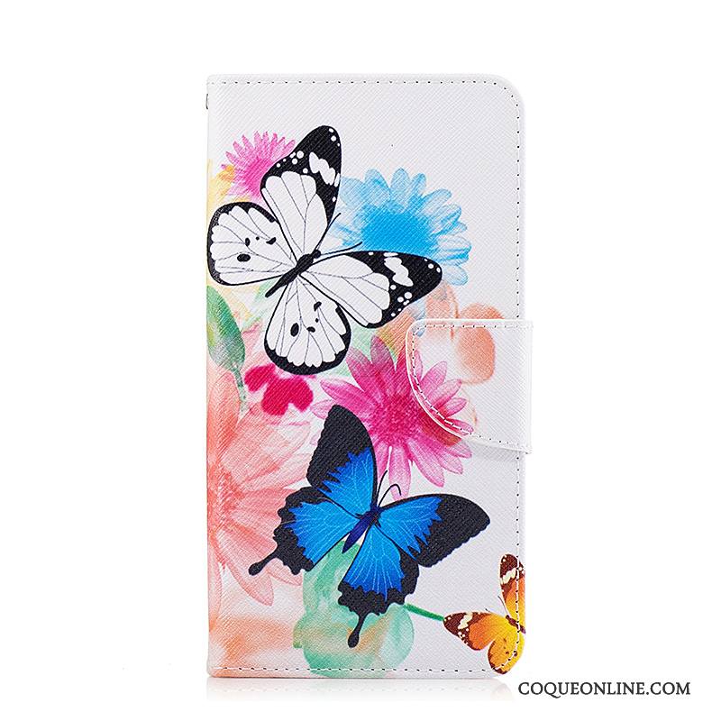 Lg V20 Peinture Coque De Téléphone Dessin Animé Étui En Cuir Protection Housse Multicolore