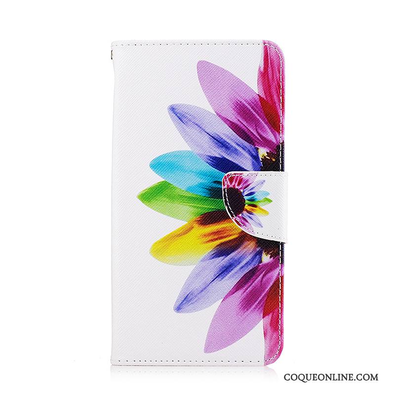 Lg V20 Peinture Coque De Téléphone Dessin Animé Étui En Cuir Protection Housse Multicolore