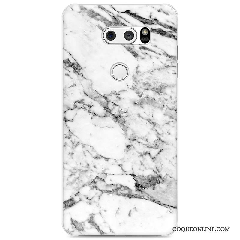 Lg V30 Bois Personnalité Peinture Coque De Téléphone Étui Protection Incassable