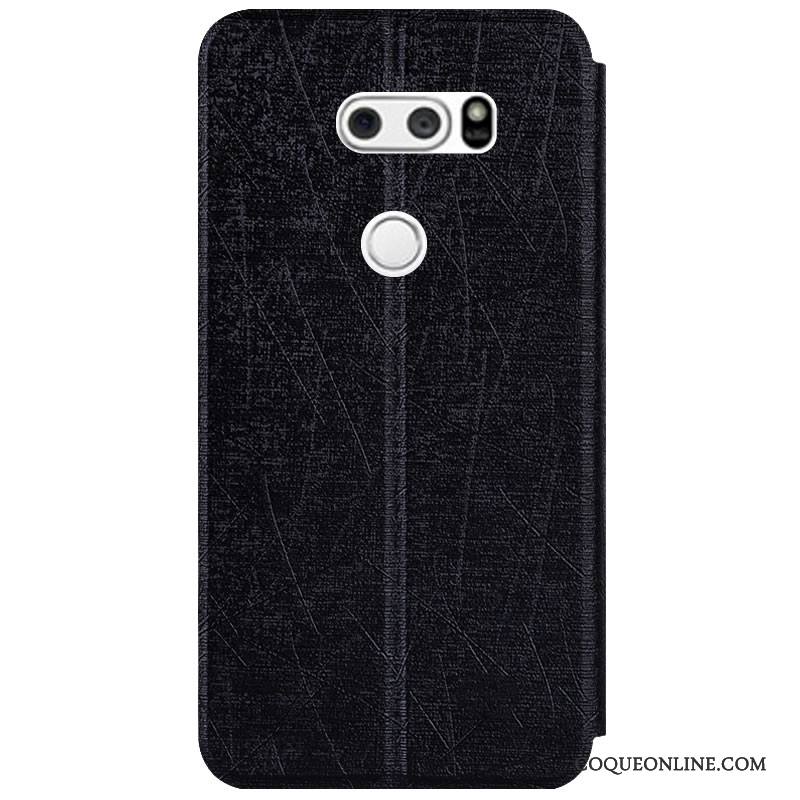 Lg V30 Coque De Téléphone Housse Étui Protection Couleur Fluide Doux Or