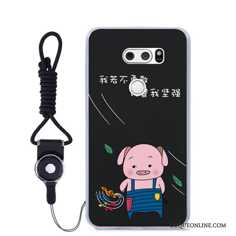 Lg V30 Coque De Téléphone Peinture Incassable Couleur Tout Compris Dessin Animé Étui