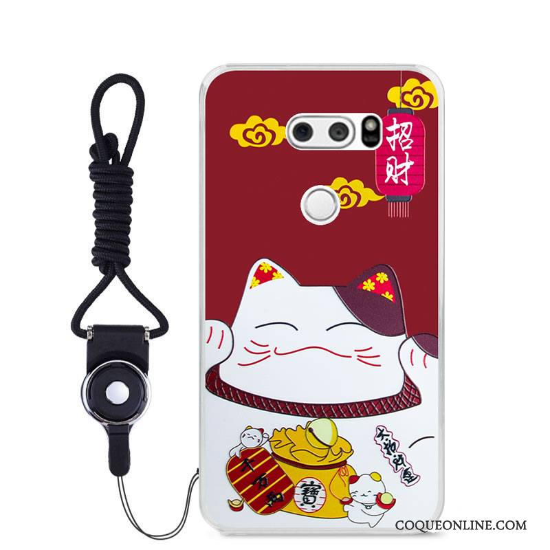 Lg V30 Coque De Téléphone Peinture Incassable Couleur Tout Compris Dessin Animé Étui