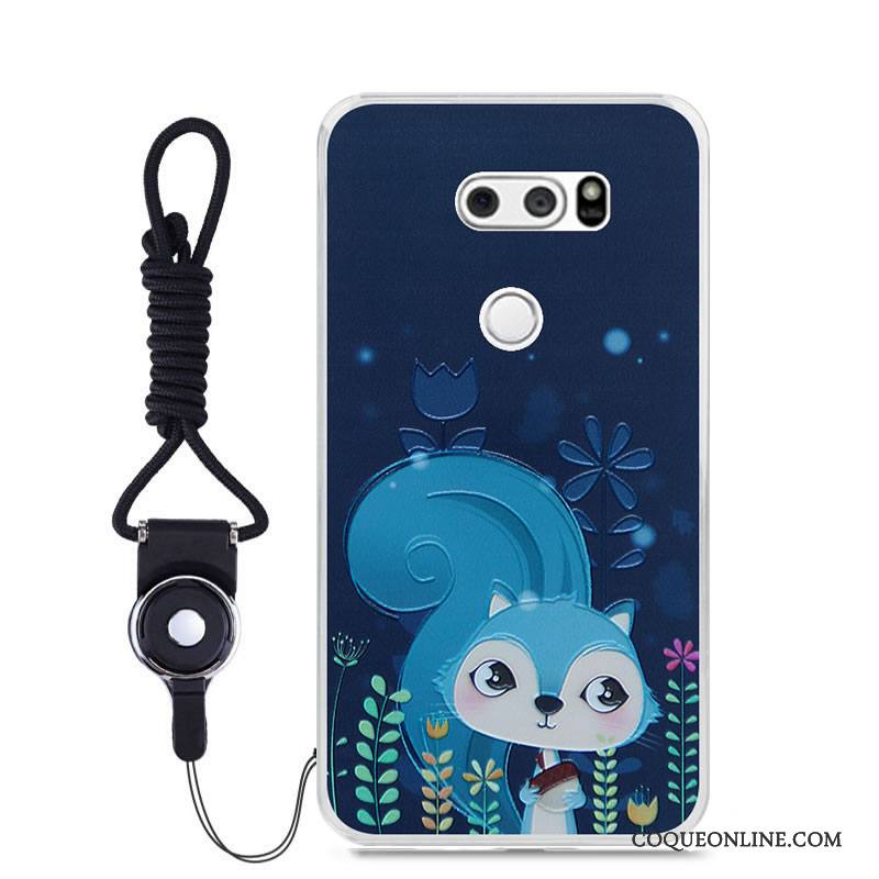 Lg V30 Coque De Téléphone Peinture Incassable Couleur Tout Compris Dessin Animé Étui