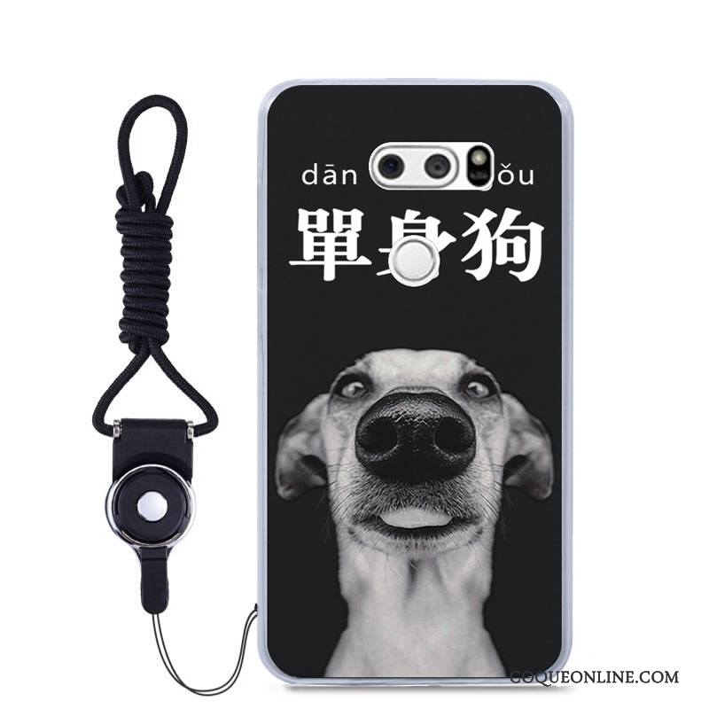 Lg V30 Coque De Téléphone Peinture Incassable Couleur Tout Compris Dessin Animé Étui