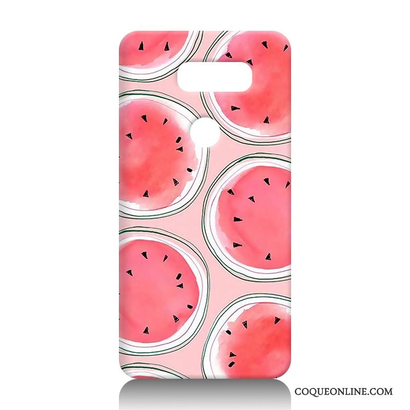 Lg V30 Coque Personnalité Créatif Étui Tout Compris Nouveau Silicone Fluide Doux