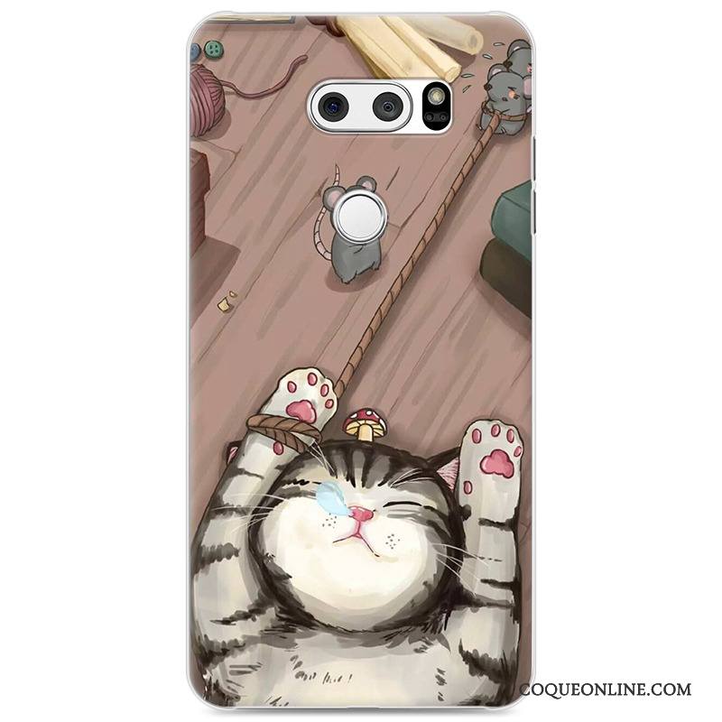 Lg V30 Dessin Animé Protection Coque De Téléphone Personnalité Étui Charmant