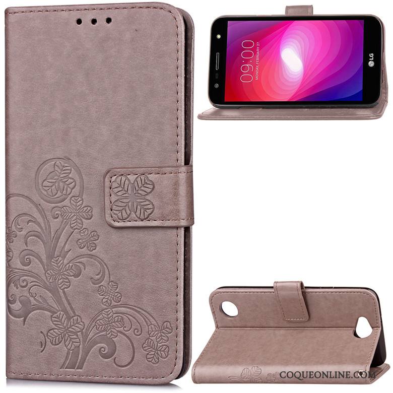 Lg X Power 2 Silicone Étui En Cuir Fluide Doux Clamshell Coque De Téléphone Protection Incassable