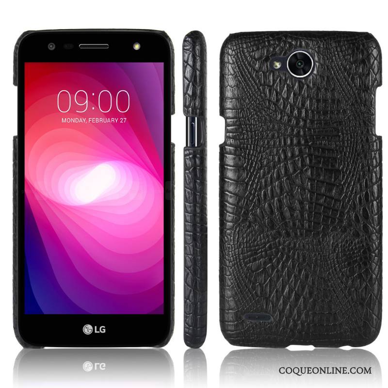 Lg X Power 2 Étui Étui En Cuir Protection Crocodile Modèle Coque De Téléphone Nouveau Téléphone Portable