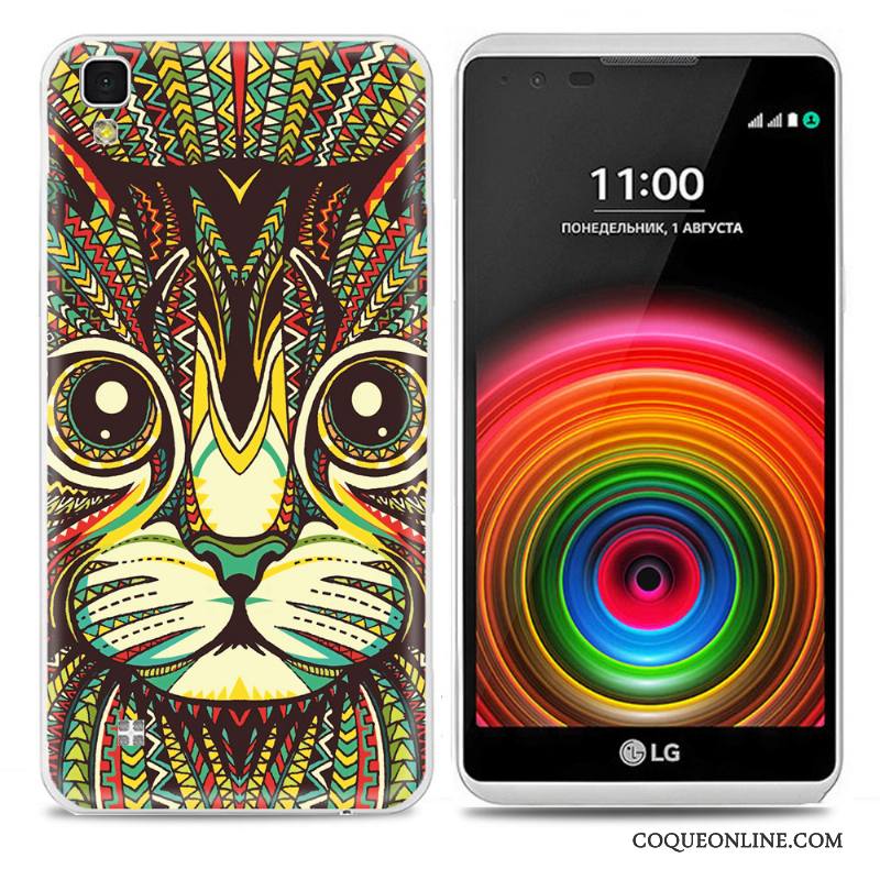 Lg X Power Coque De Téléphone Peinture Nouveau Étui Protection Dessin Animé Fluide Doux