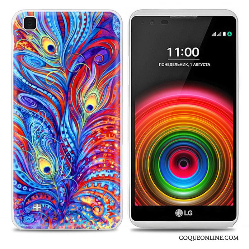 Lg X Power Coque De Téléphone Peinture Nouveau Étui Protection Dessin Animé Fluide Doux