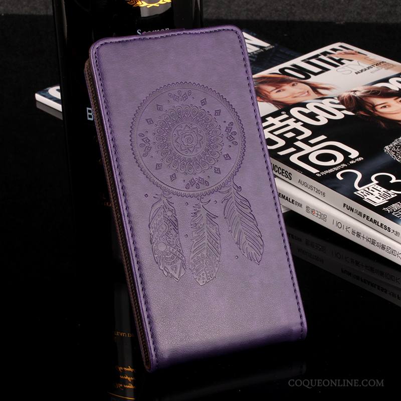 Lg X Power Coque Modèle Fleurie Protection Téléphone Portable Étui En Cuir Housse Jaune