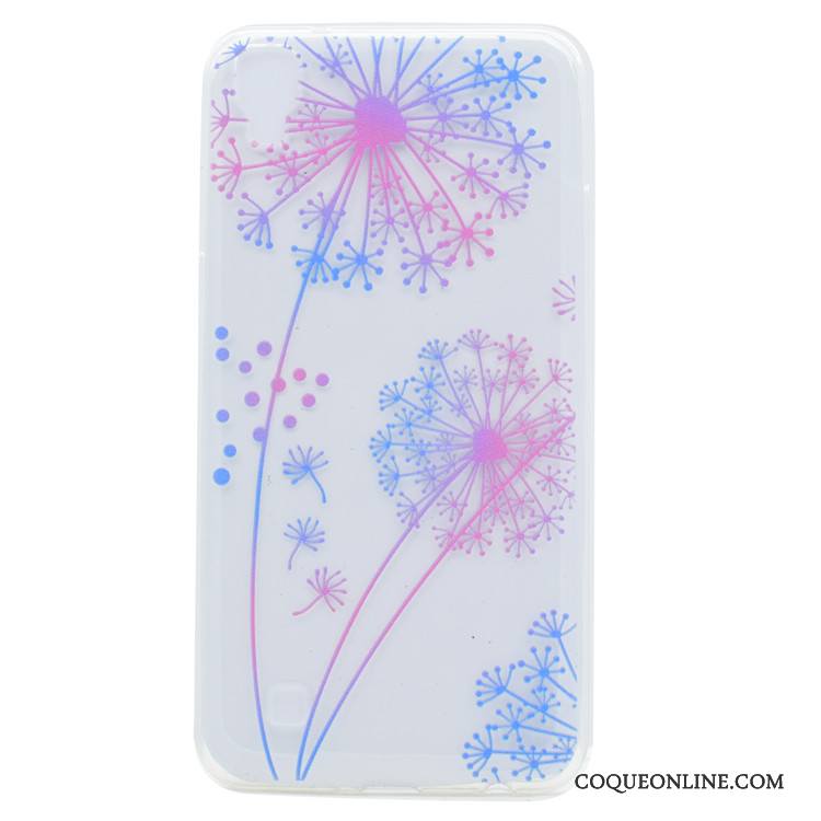 Lg X Power Coque Étui Transparent Très Mince Fluide Doux Bordure Multicolore