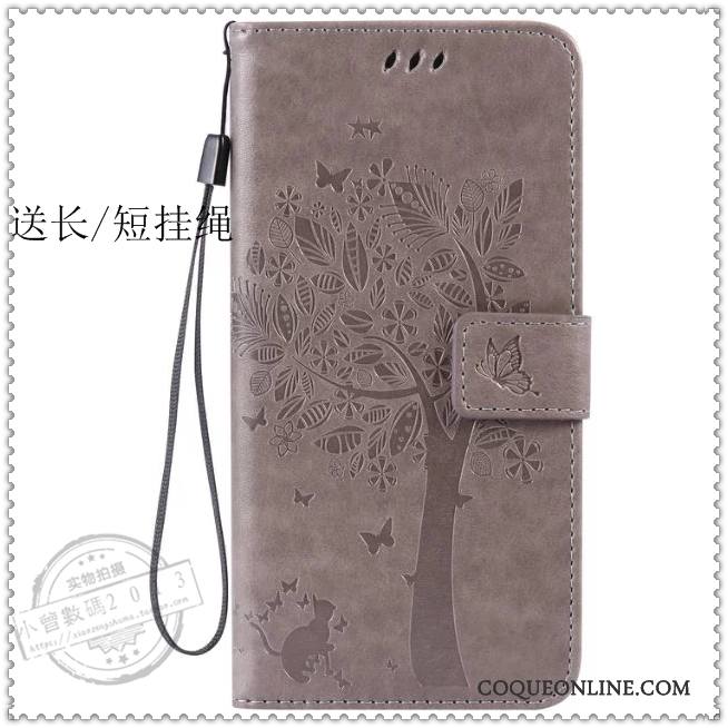 Lg X Power Housse Étui Portefeuille Fluide Doux Incassable Coque Protection