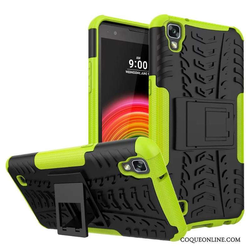 Lg X Power Vert Protection Support Coque Étui De Téléphone Téléphone Portable