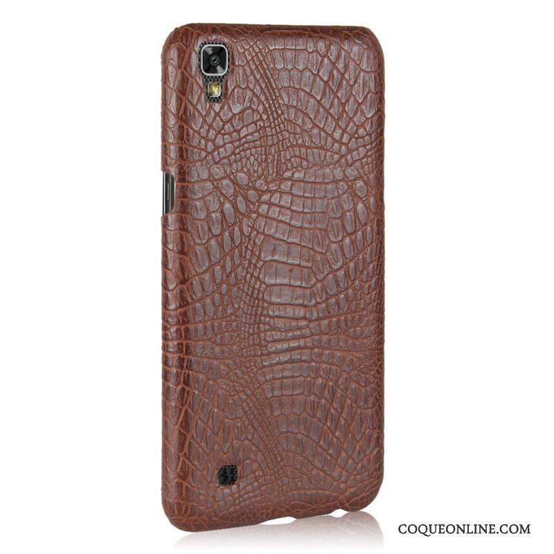 Lg X Power Étui Incassable Téléphone Portable Coque De Téléphone Difficile Protection Crocodile Modèle