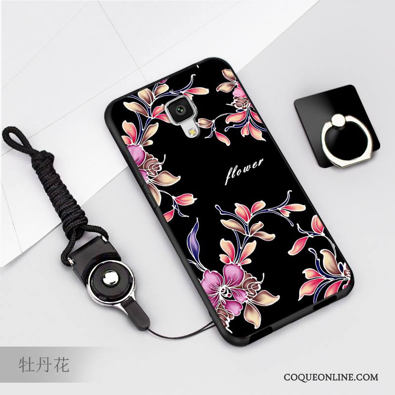 Mi 4 Coque Fluide Doux Téléphone Portable Ornements Suspendus Étui Incassable Tendance Protection