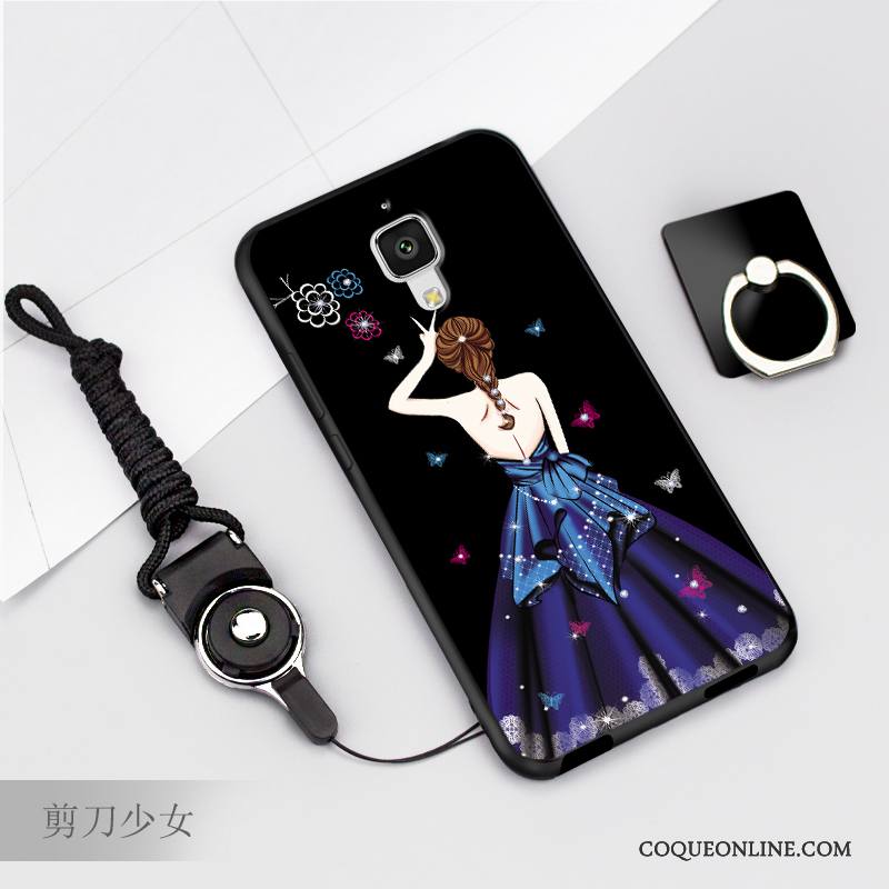 Mi 4 Coque Fluide Doux Téléphone Portable Ornements Suspendus Étui Incassable Tendance Protection