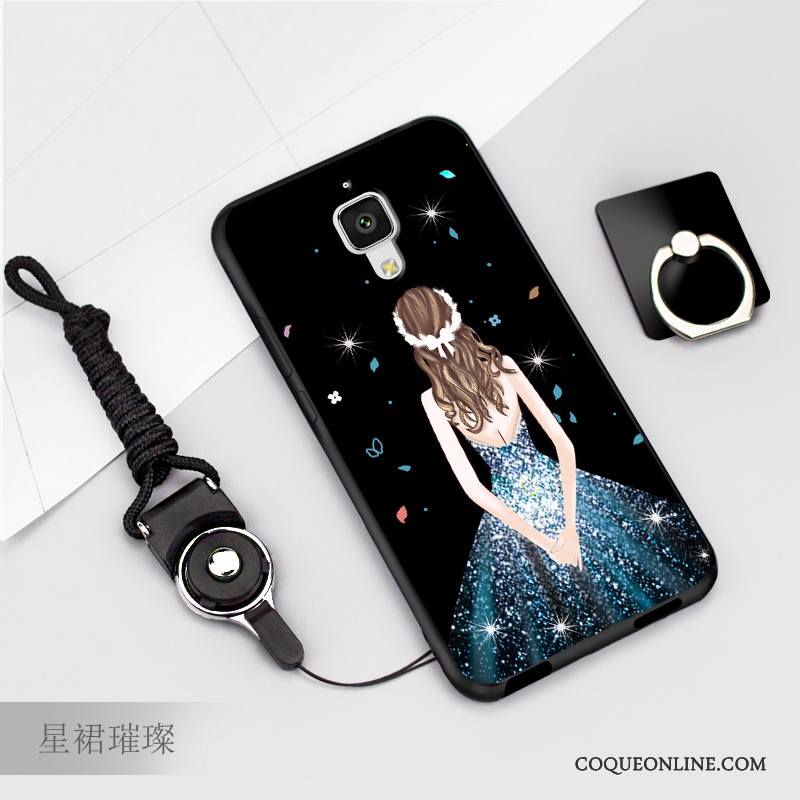 Mi 4 Coque Fluide Doux Téléphone Portable Ornements Suspendus Étui Incassable Tendance Protection