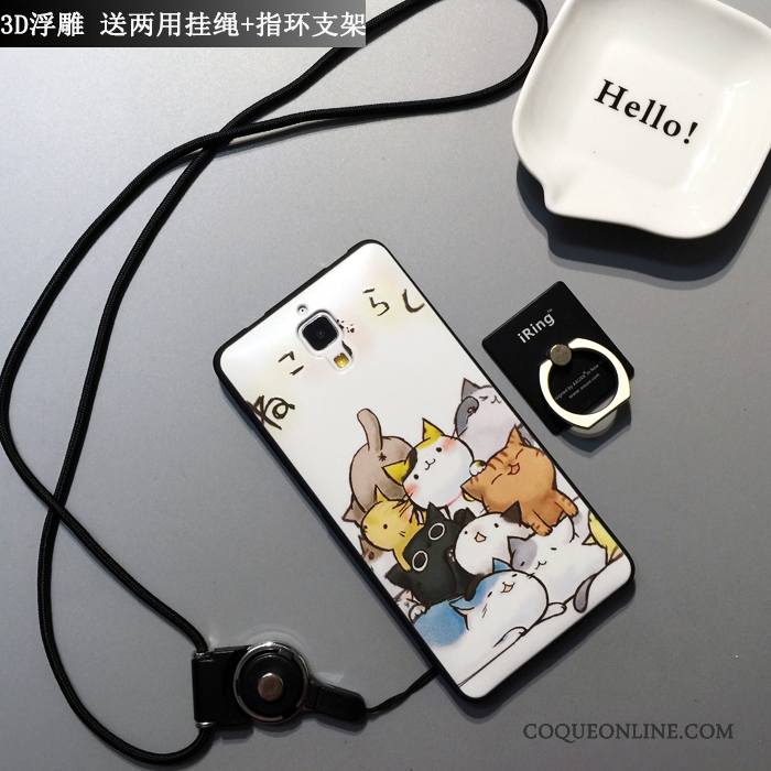 Mi 4 Coque Étui Créatif Charmant Personnalité Tout Compris Silicone Dessin Animé