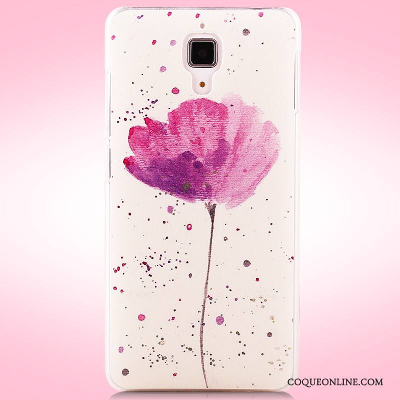 Mi 4 Difficile Peinture Violet Coque De Téléphone Protection Étui Téléphone Portable