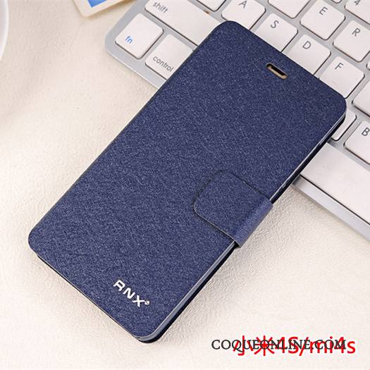 Mi 4 Petit Bleu Clair Étui En Cuir Incassable Clamshell Coque De Téléphone Tout Compris