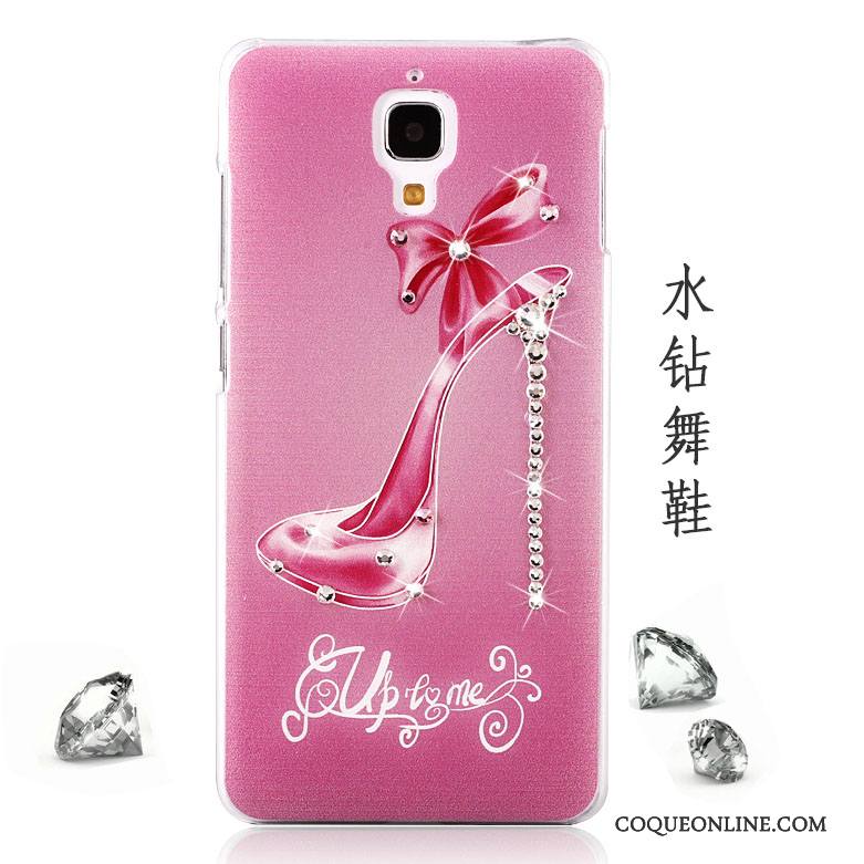 Mi 4 Tendance Protection Petit Rose Téléphone Portable Étui Coque De Téléphone