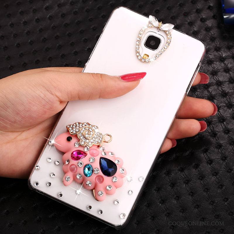 Mi 4 Transparent Strass Tendance Petit Or Coque Étui