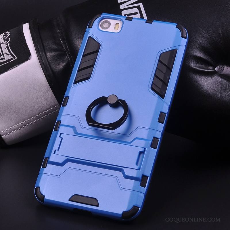 Mi 5 Bleu Haute Téléphone Portable Créatif Coque Protection Anneau