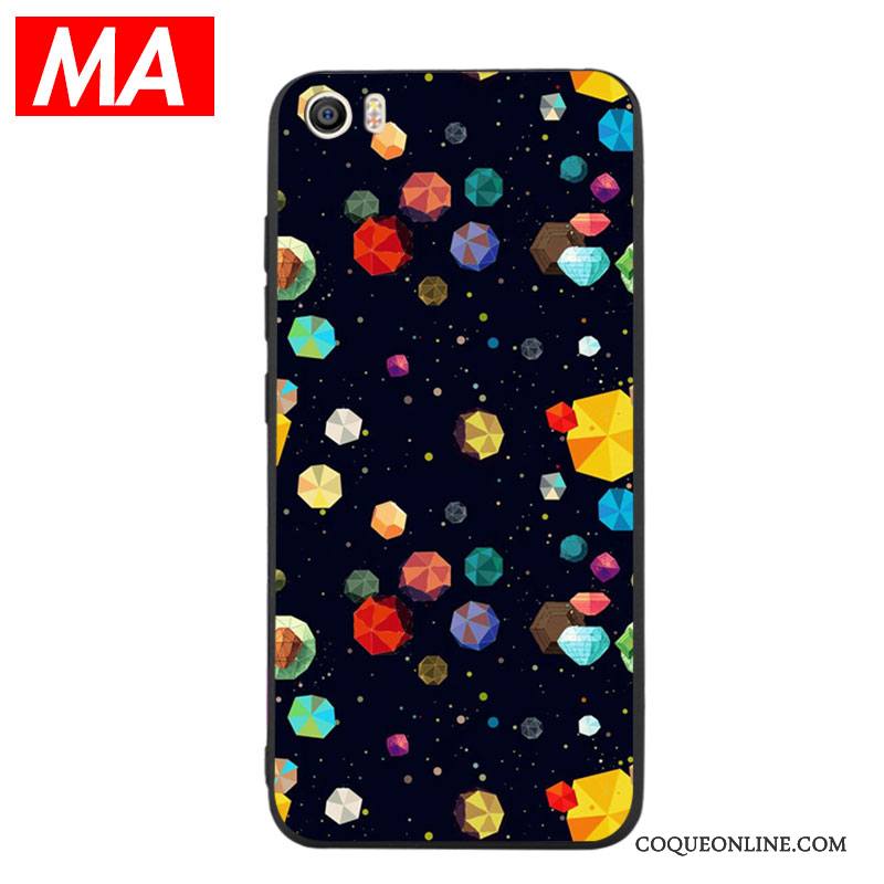 Mi 5 Coque De Téléphone Personnalité Mode Étui Abstrait Créatif Peinture À L'huile