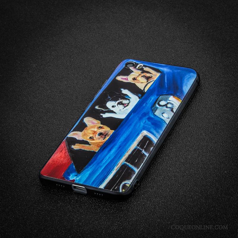 Mi 5 Coque Personnalité Chiens Fluide Doux Incassable Jaune Étui Protection