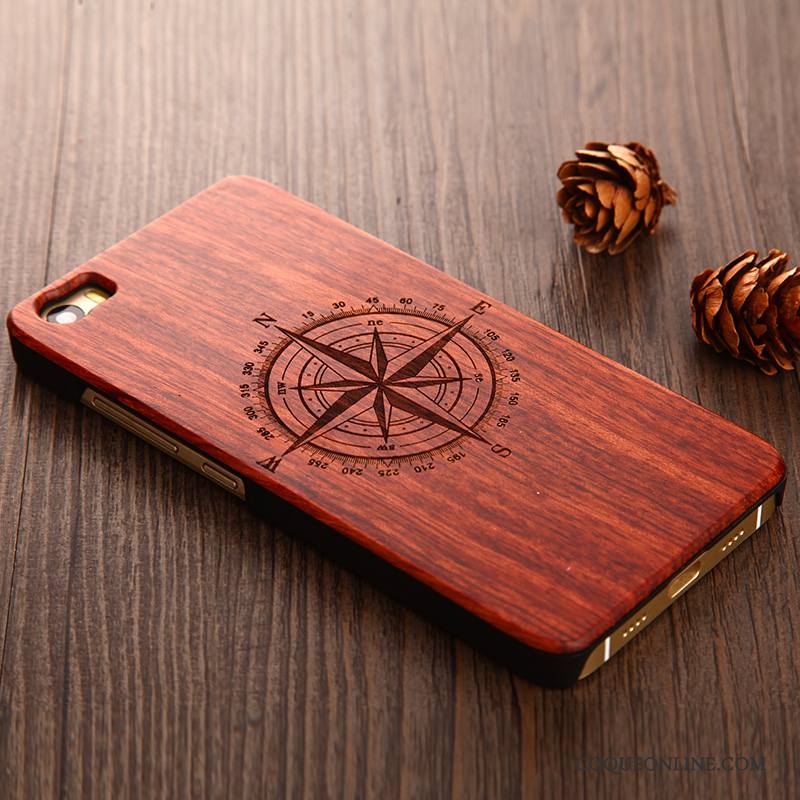 Mi 5 Incassable Coque Petit De Téléphone Étoile Créatif En Bois