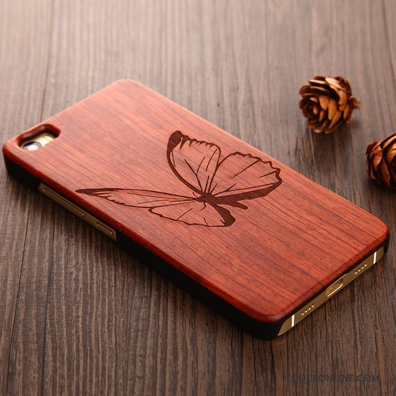 Mi 5 Incassable Coque Petit De Téléphone Étoile Créatif En Bois