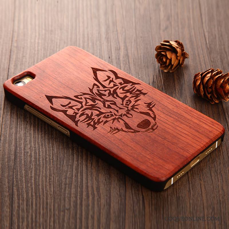 Mi 5 Incassable Coque Petit De Téléphone Étoile Créatif En Bois